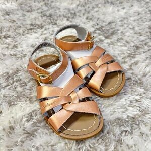 Saltwater Original Sandals Rosegold
